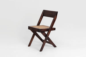 LIBRARY chair w/ cross leg, Redux - artisanal handmade furniture from India