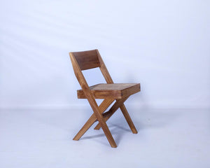 LIBRARY chair w/ cross leg, Chandigarh Redux, Pierre Jeanneret replica