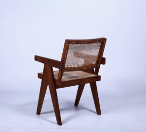 OFFICE chair in black, Pierre Jeanneret replica